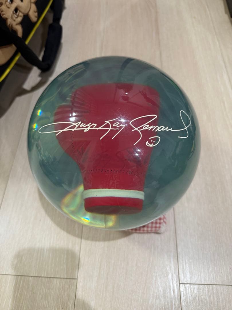 【希少】ボウリング スペアボール未使用 ボクシンググローブ 14ポンド