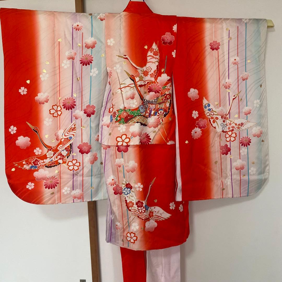 正絹★美品　七五三　3才　着物と被布と襦袢の3セット