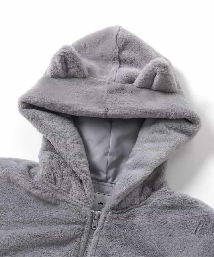 レン　新品150 ネコミミBIGエコファーアウター