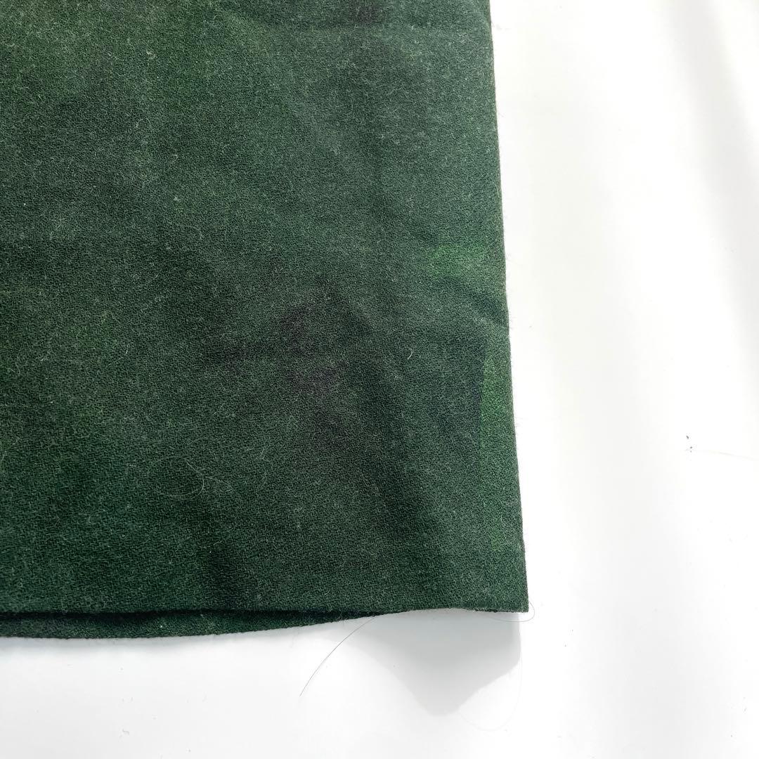 【美品】　シビラ　レッドフラワーベースプリントドレス　ウール　Mサイズ