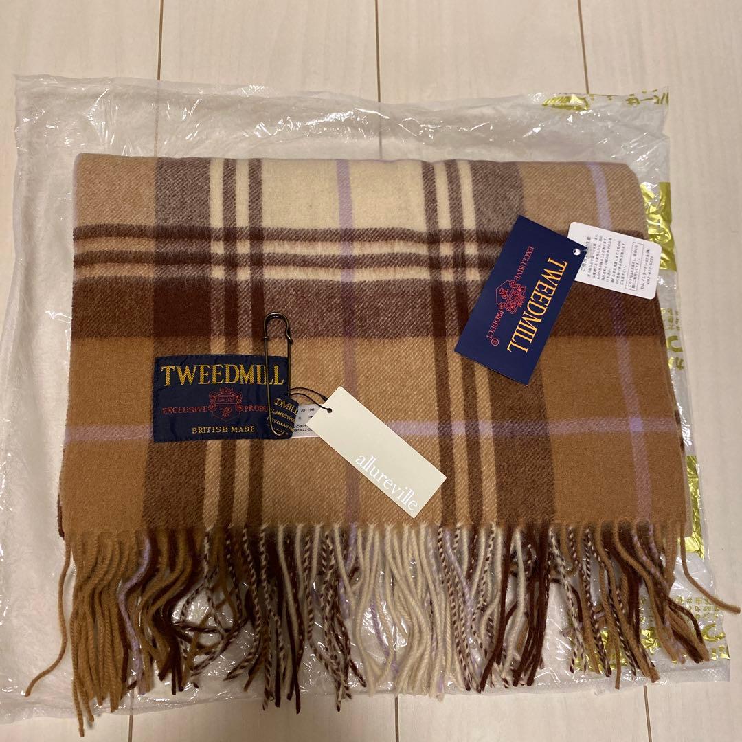 TWEEDMILL ウールチェックストール