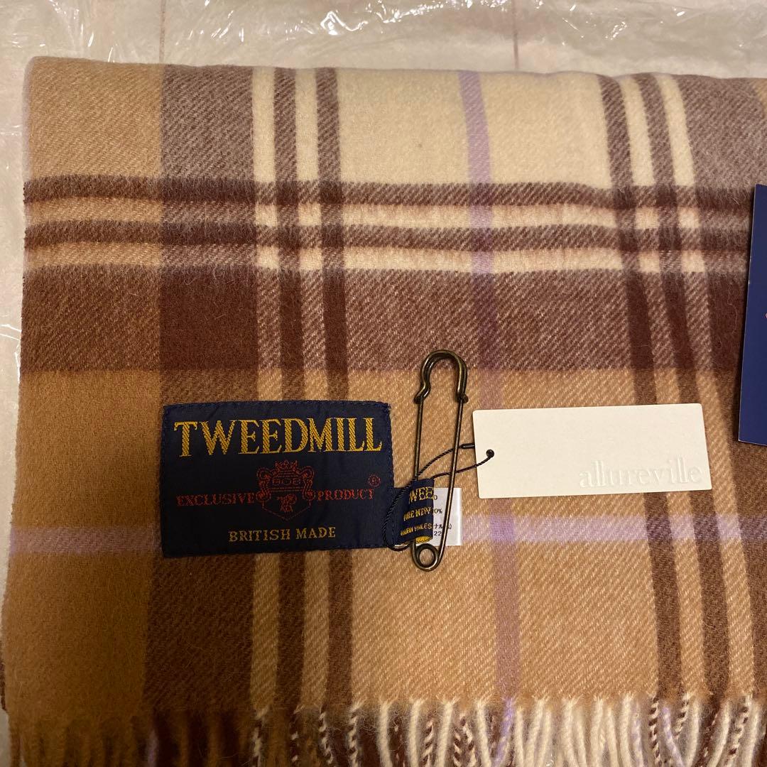 TWEEDMILL ウールチェックストール