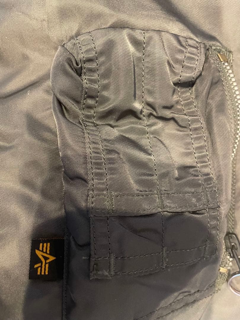 ALPHA INDUSTRIES MA-1 カーキ フライトジャケット 美品