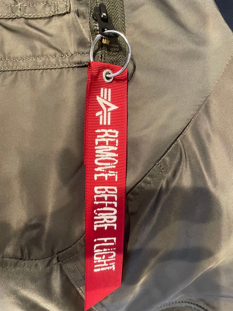 ALPHA INDUSTRIES MA-1 カーキ フライトジャケット 美品