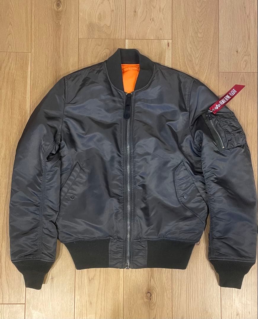 ALPHA INDUSTRIES MA-1 カーキ フライトジャケット 美品