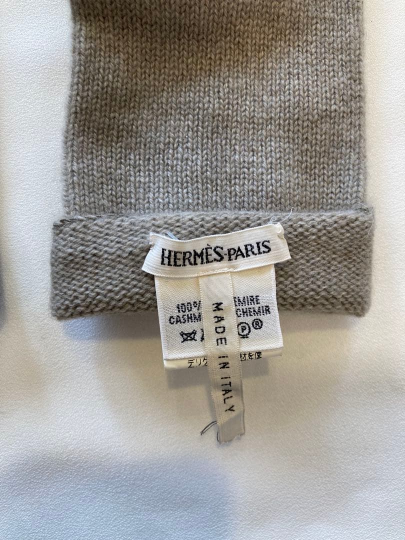 【極美品】エルメス　マルジェラ期　ロンググローブ　ベージュ