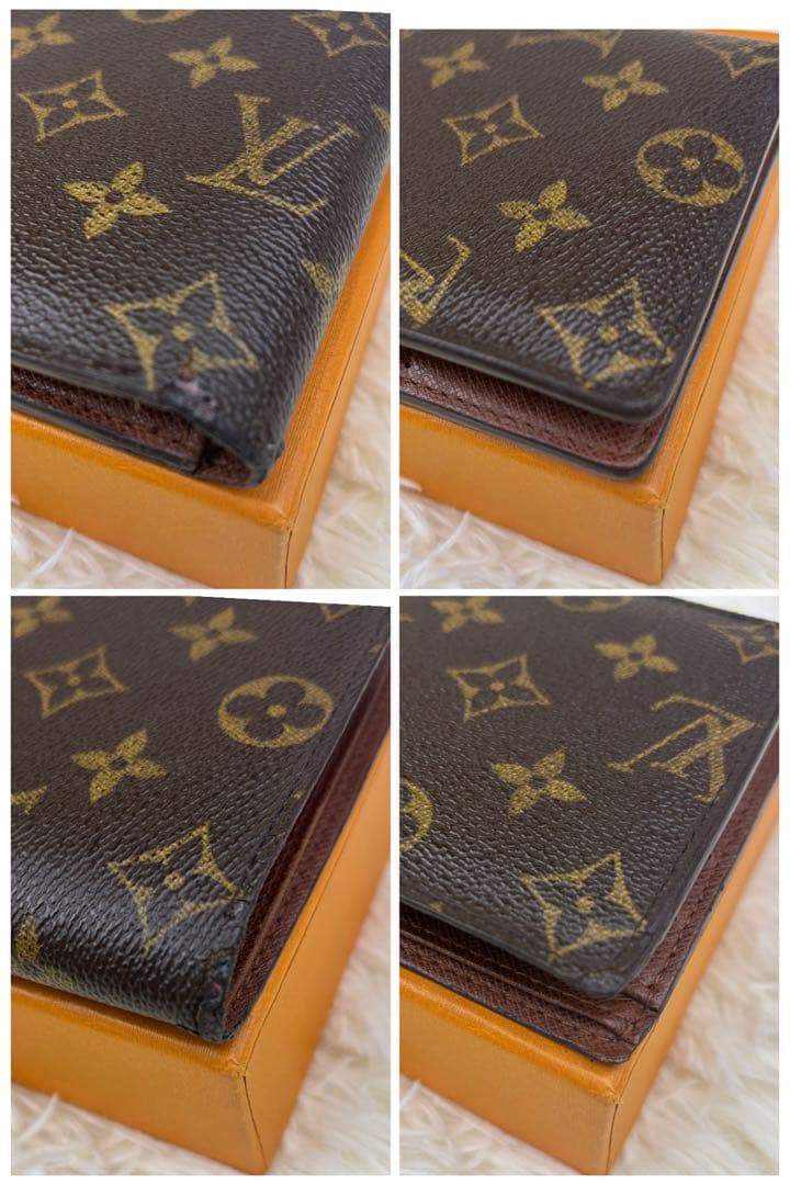 美品！ルイヴィトン モノグラム ポルトビエ カルトクレディ　モネ 二つ折り財布