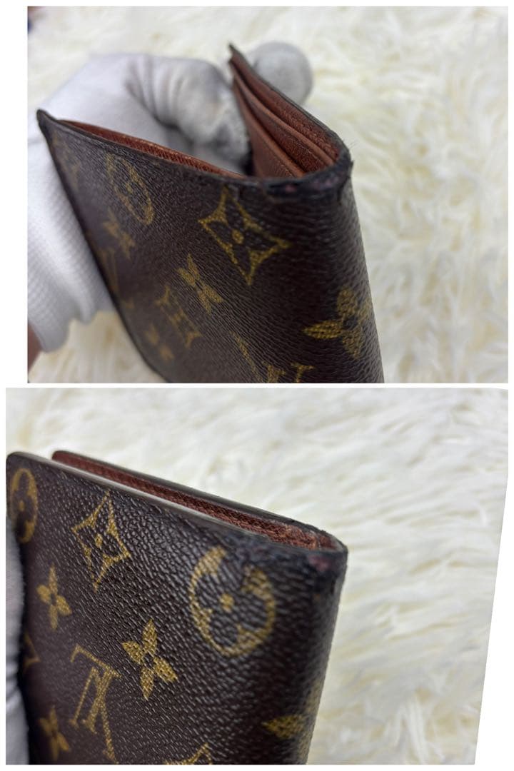 美品！ルイヴィトン モノグラム ポルトビエ カルトクレディ　モネ 二つ折り財布