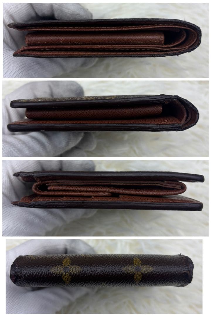 美品！ルイヴィトン モノグラム ポルトビエ カルトクレディ　モネ 二つ折り財布