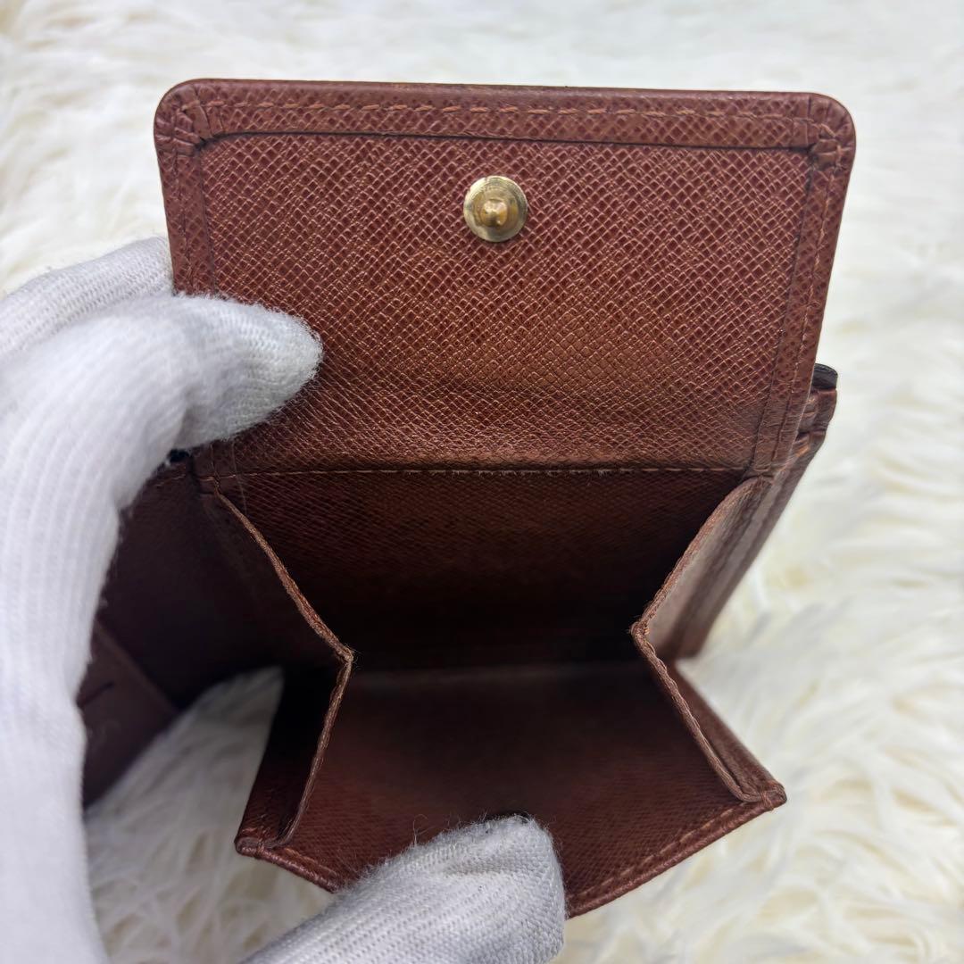 美品！ルイヴィトン モノグラム ポルトビエ カルトクレディ　モネ 二つ折り財布