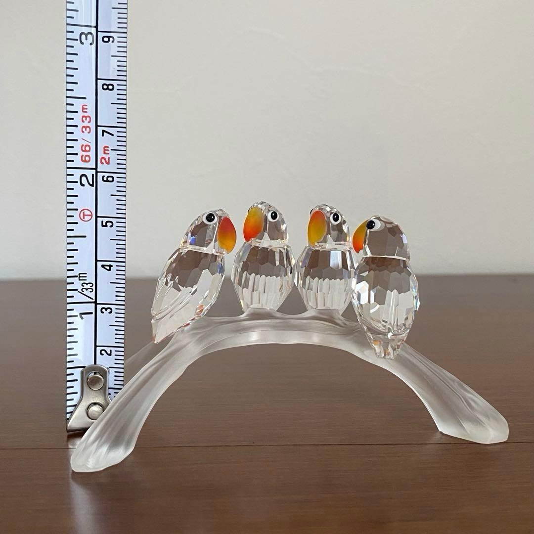 SWAROVSKI スワロフスキー クリスタル ベビーラブバーズ 鳥 置物