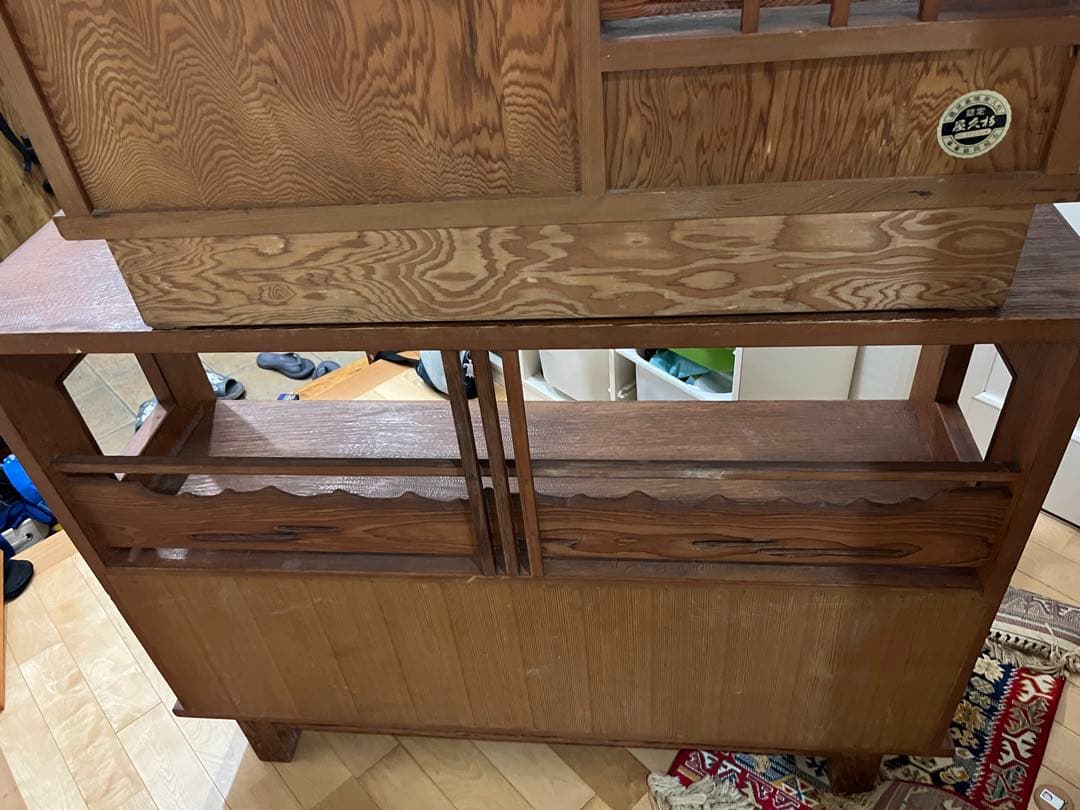 世界遺産　屋久杉　飾り棚アンティーク家具ビンテージ箪笥