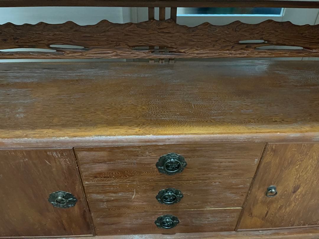 世界遺産　屋久杉　飾り棚アンティーク家具ビンテージ箪笥