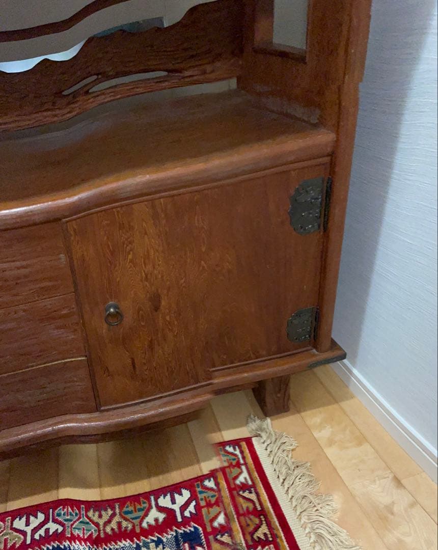 世界遺産　屋久杉　飾り棚アンティーク家具ビンテージ箪笥