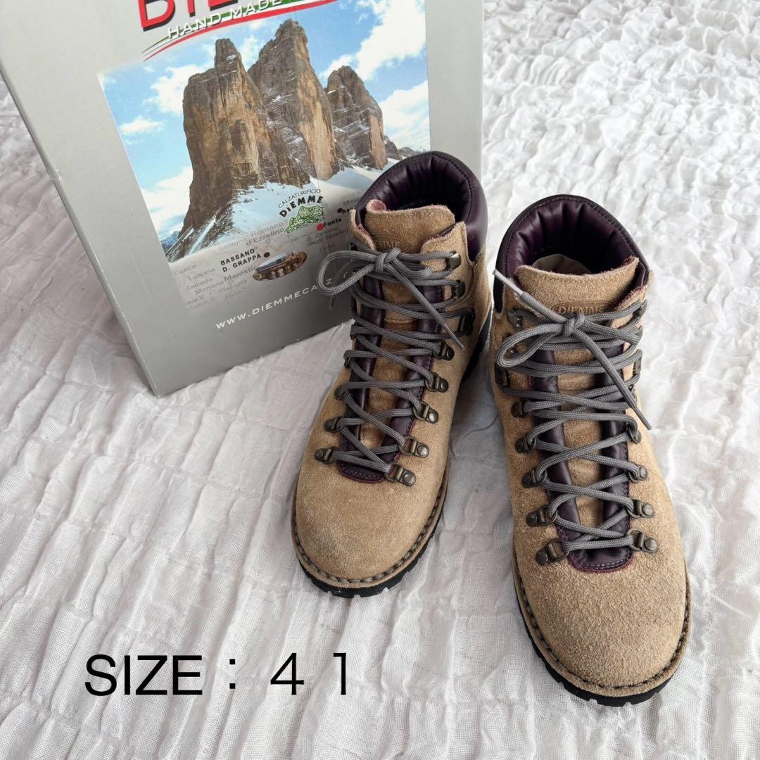 【1度着用のみ美品】 ディエッメ ロチャベットブーツ マウンテンブーツ