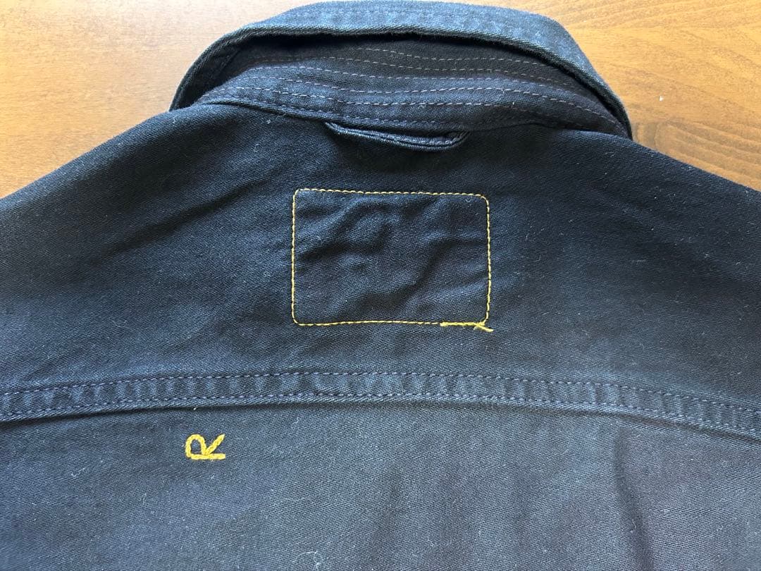 おこめサテンの908山比古比女ジャン(インディゴ)