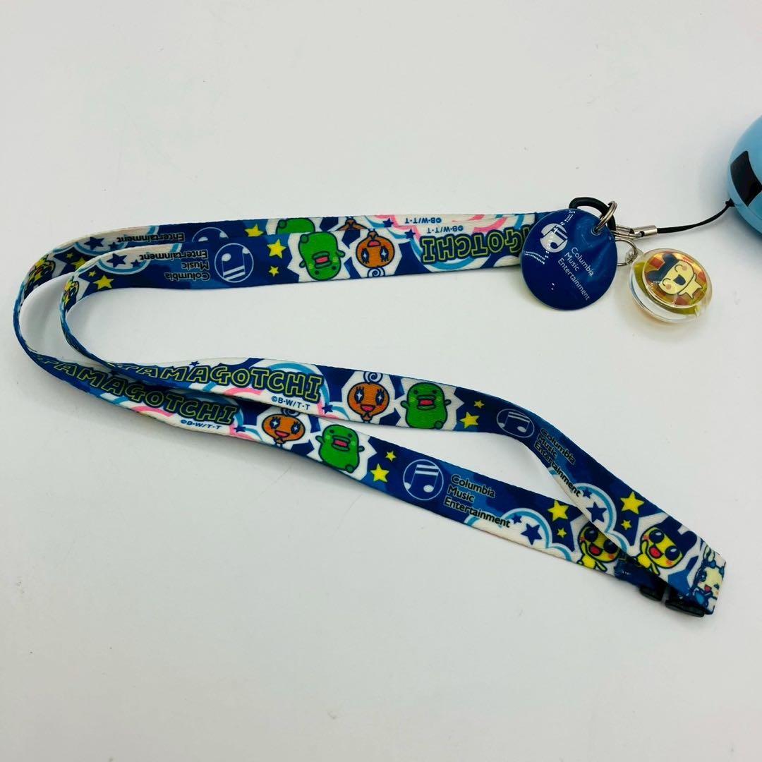 【動作確認済み】たまごっち Tamagotchi iD ブルー 本体　ストラップ