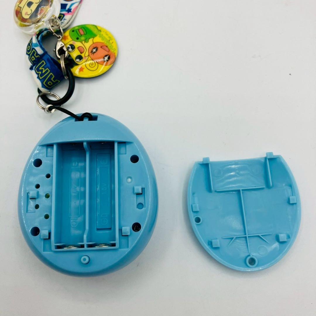 【動作確認済み】たまごっち Tamagotchi iD ブルー 本体　ストラップ