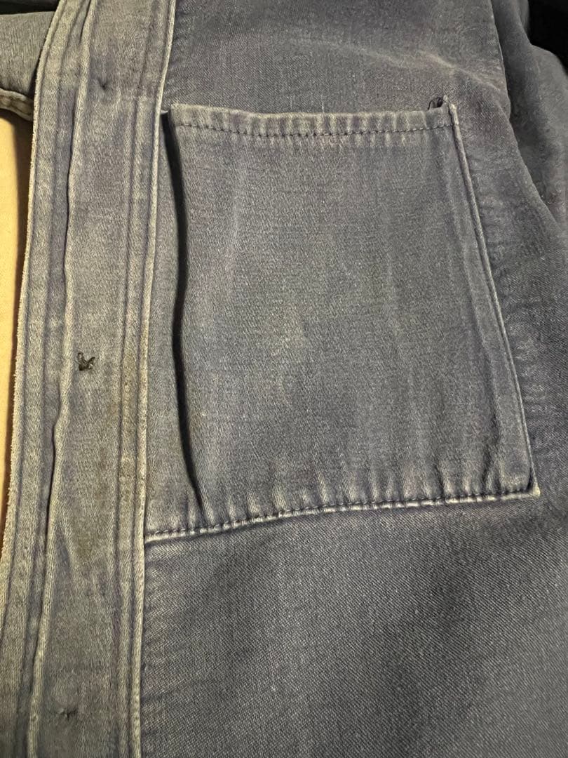 ぽ*る様 40s 50s フランス モールスキン カバーオール ヴィンテージ