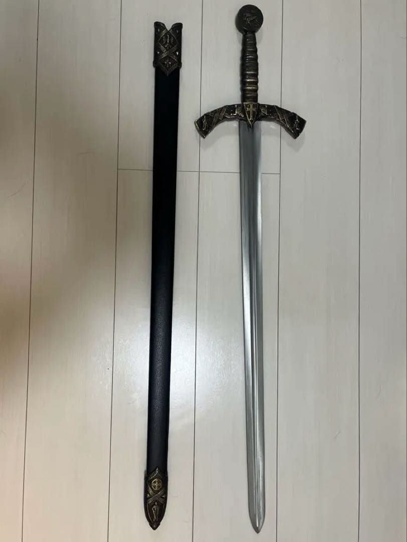 【模造刀　西洋剣】ナイトテンプラーソード　ステンレス鋼刃