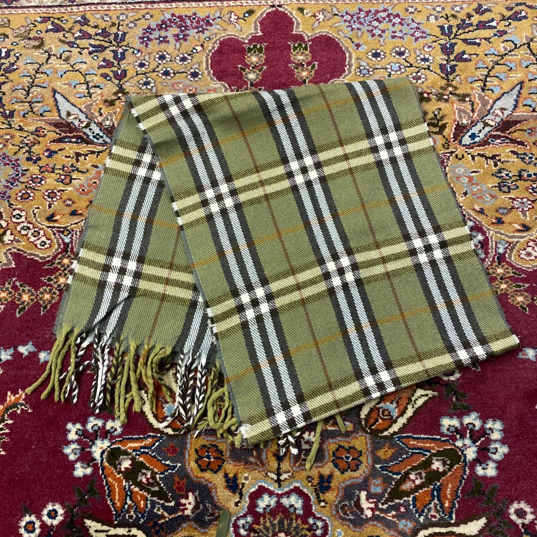 さ*☆様 BURBERRY バーバリー カシミヤ100% ノバチェック マフラー