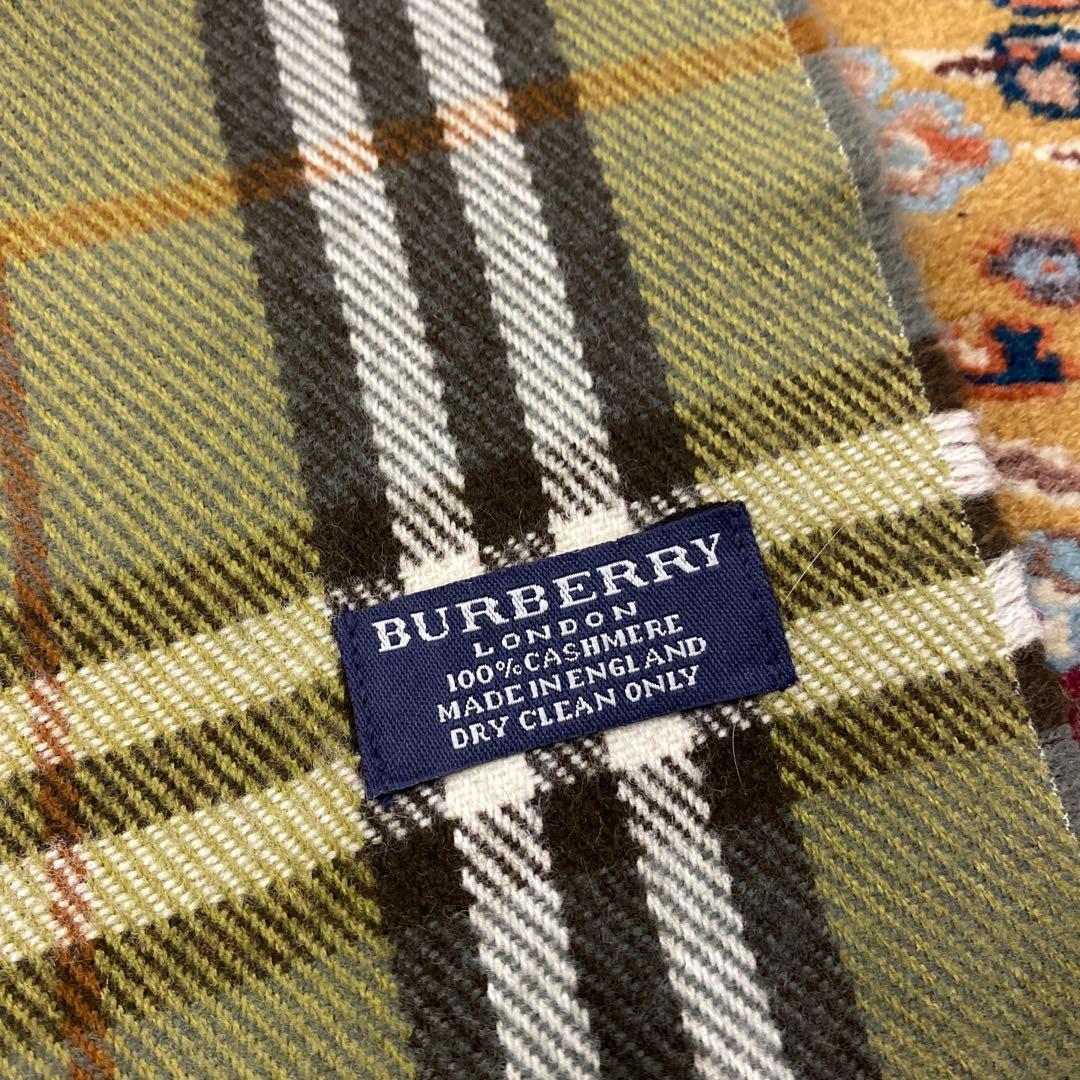 さ*☆様 BURBERRY バーバリー カシミヤ100% ノバチェック マフラー