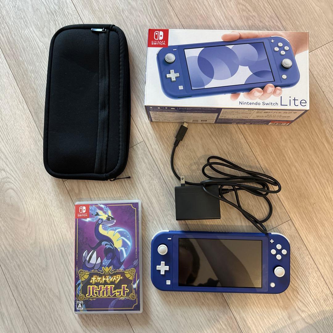 Nintendo Switch Lite ブルー + ポケモン　バイオレット