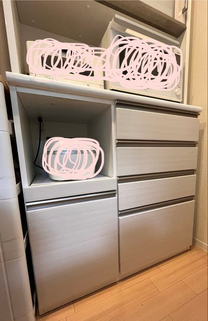 Shaq34　ニトリ　食器棚　カップボード