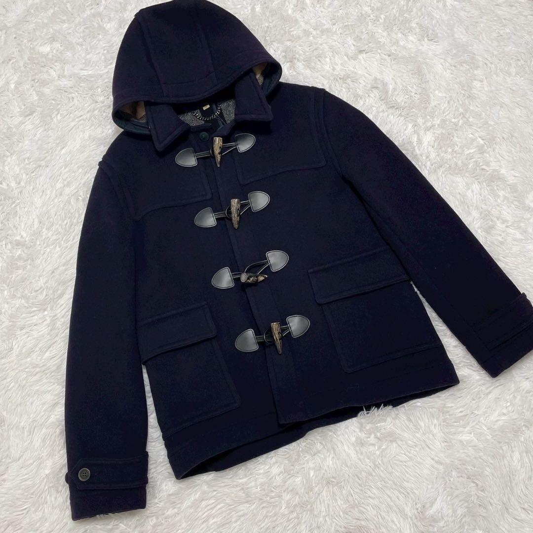 タグ付き XLサイズ バーバリーロンドン ダッフルコート トグル ノバチェック