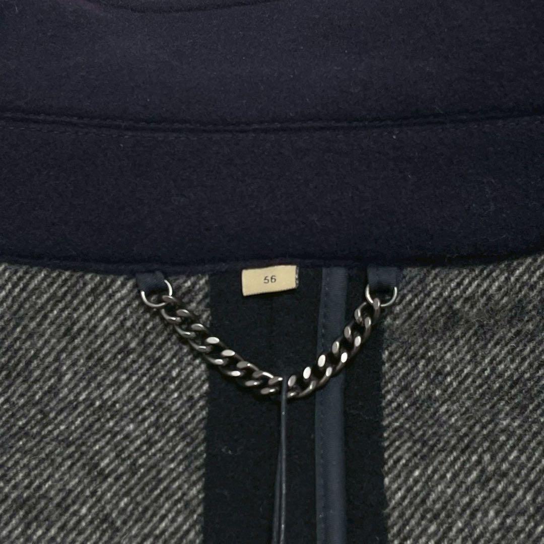 タグ付き XLサイズ バーバリーロンドン ダッフルコート トグル ノバチェック