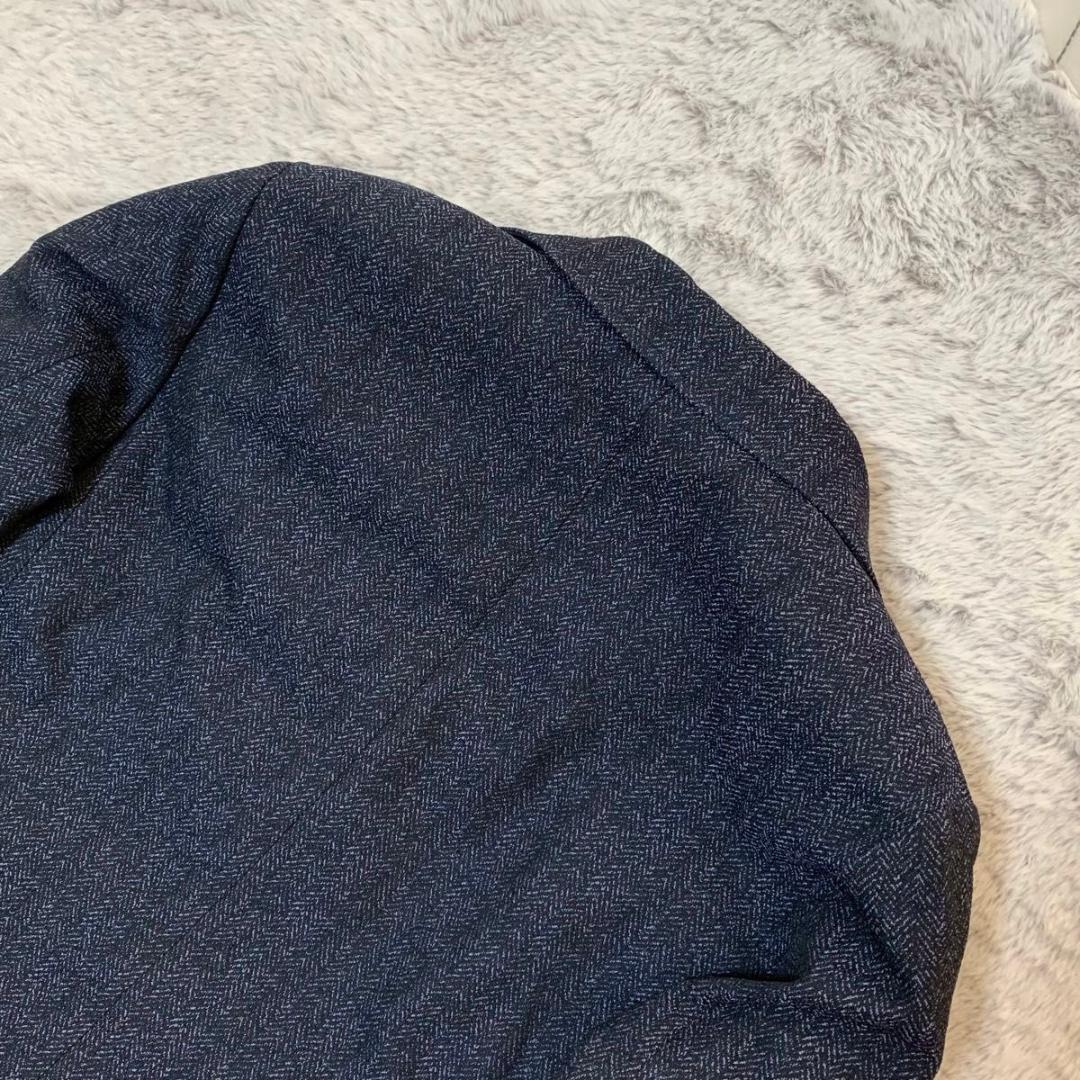 XLサイズ タトラス ダウンコート ジャケット ヘリンボーン アトリエ ネイビー