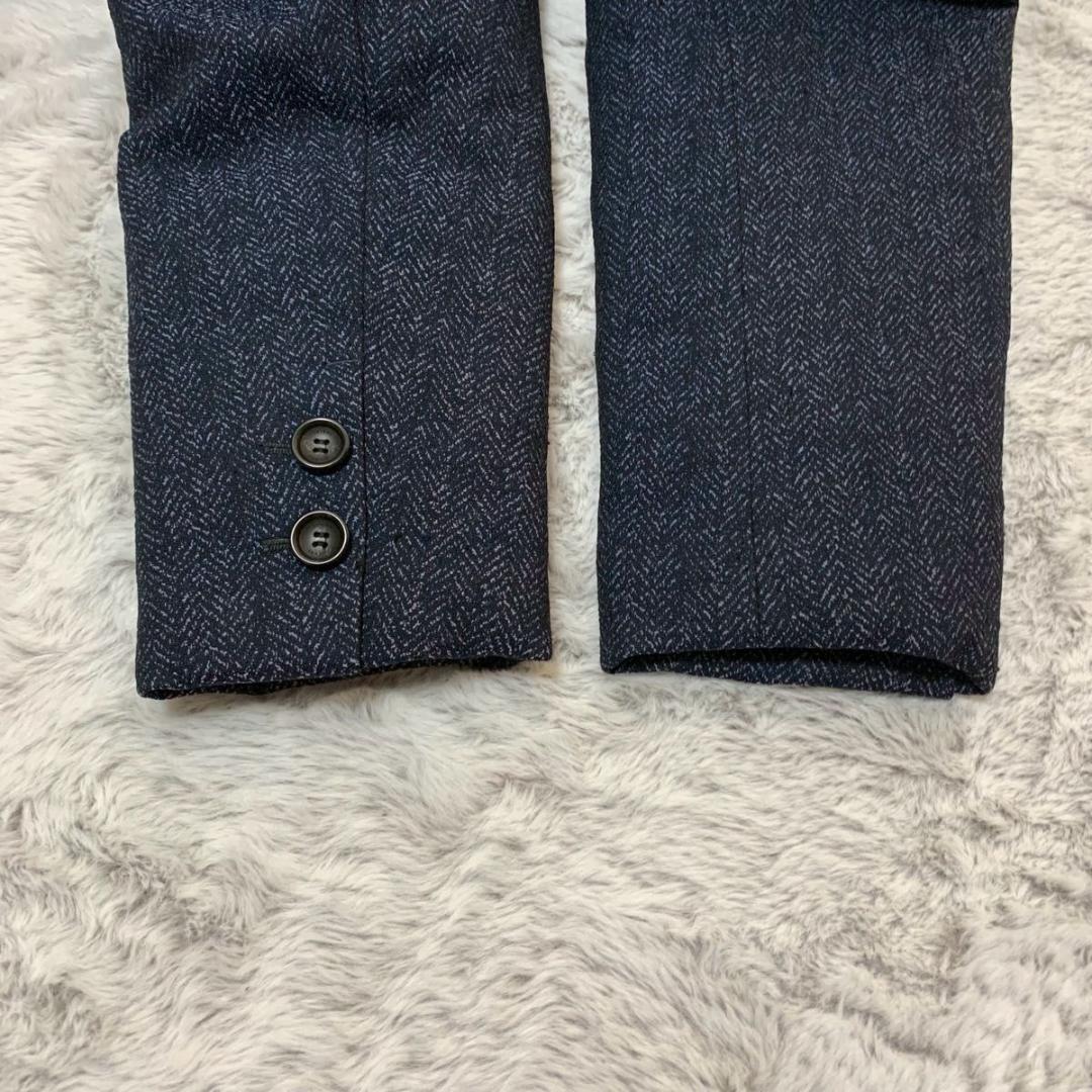 XLサイズ タトラス ダウンコート ジャケット ヘリンボーン アトリエ ネイビー