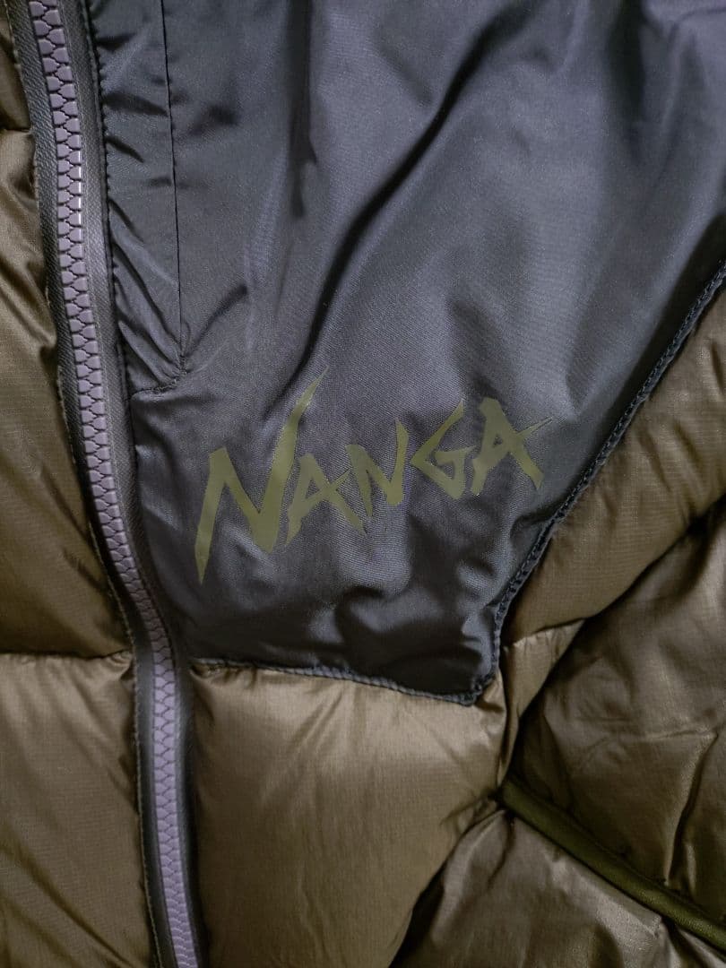☆NANGA マゼノリッジダウンベスト M オリーブ☆