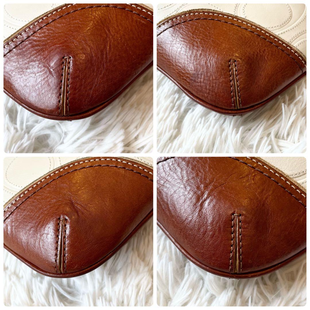 バッグ Coach Signature Leather Hobo Bag