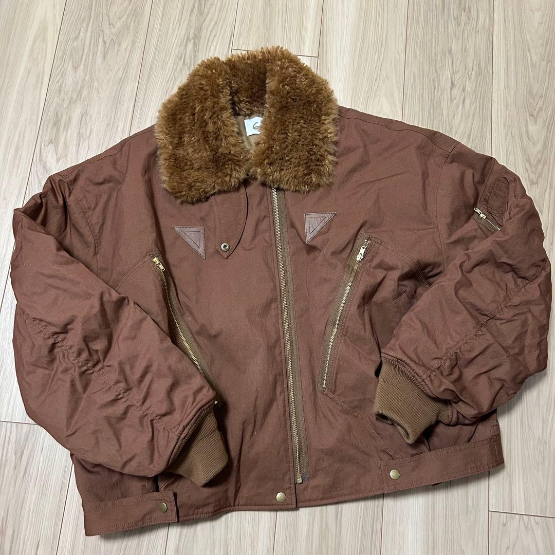 6 ROKU コットンナイロン パディング ジャケット