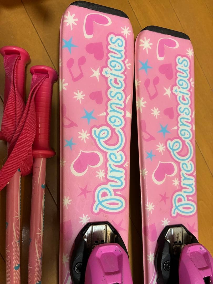 美品 子供用スキーセット 板110 靴19or21cm 身長105〜125cm用