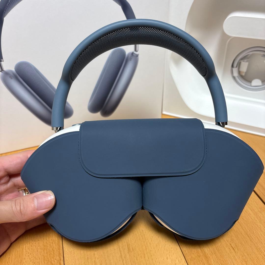 【美品】Apple AirPods Max（第2世代） ブルー Type-C充電