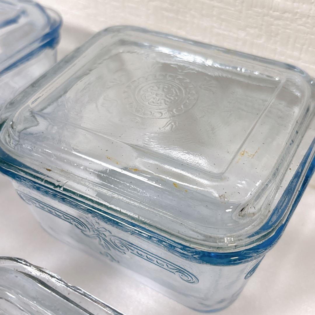 保存容器・ケース 167 Fire King Phelbee Small Ref with Lid