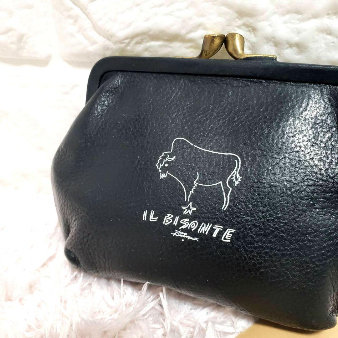 イルビゾンテ 山口一郎 コラボ 美品 がま口 ケース 小銭 財布 レザー