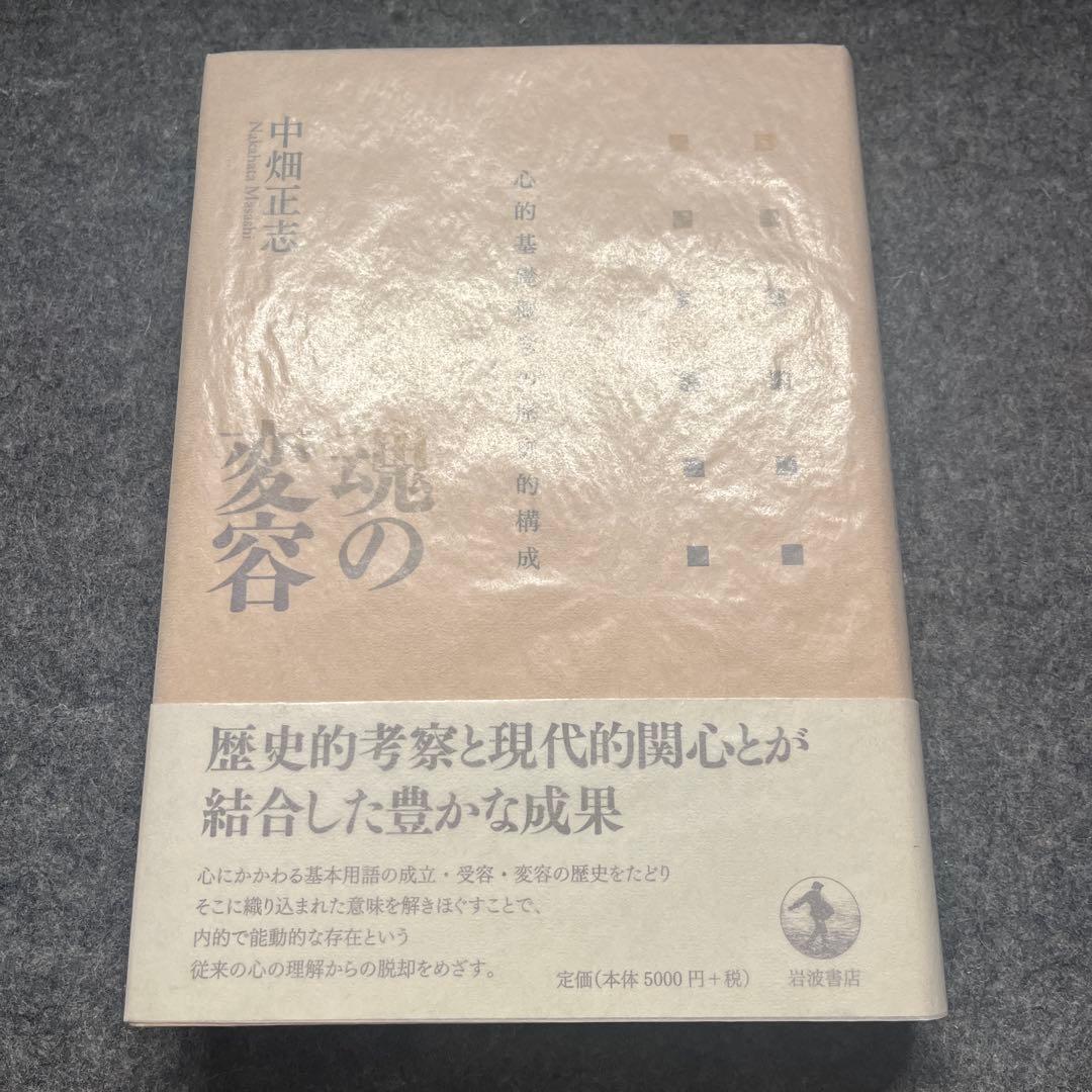 魂の変容 心的基礎概念の歴史的構成 帯付き 岩波書店