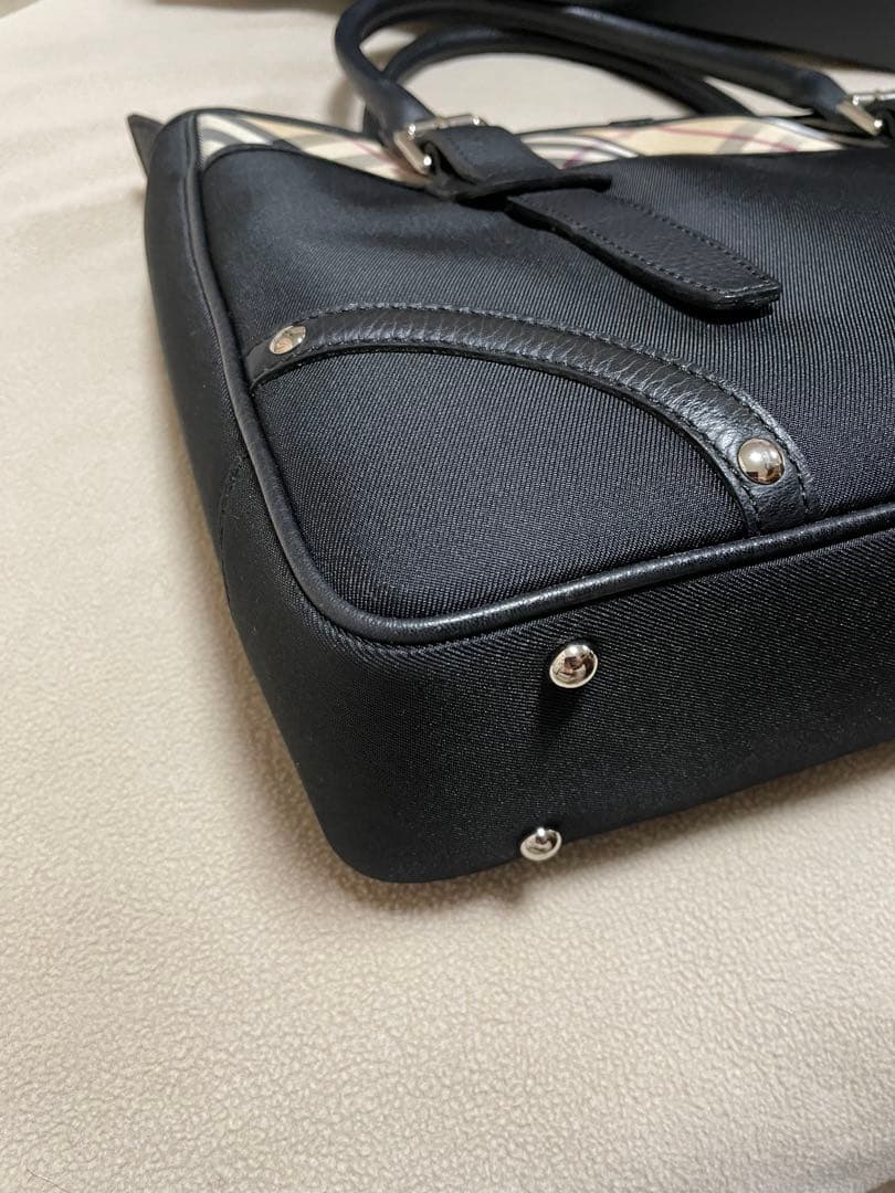 【化粧箱あり】 バーバリー ノバチェック トートバッグ ビジネスバッグ A4可