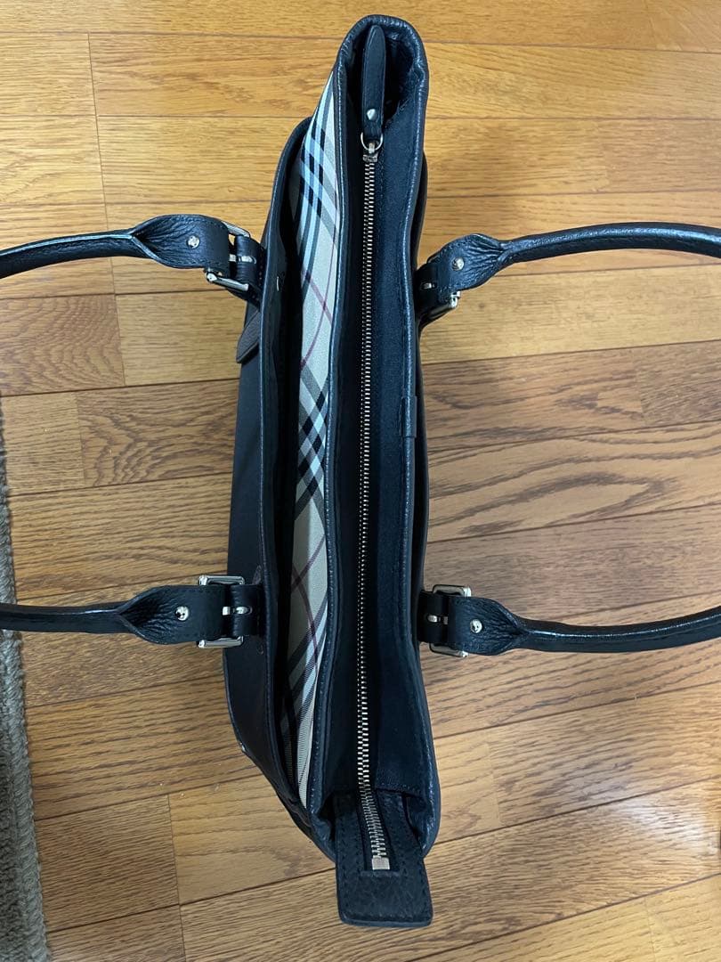 【化粧箱あり】 バーバリー ノバチェック トートバッグ ビジネスバッグ A4可