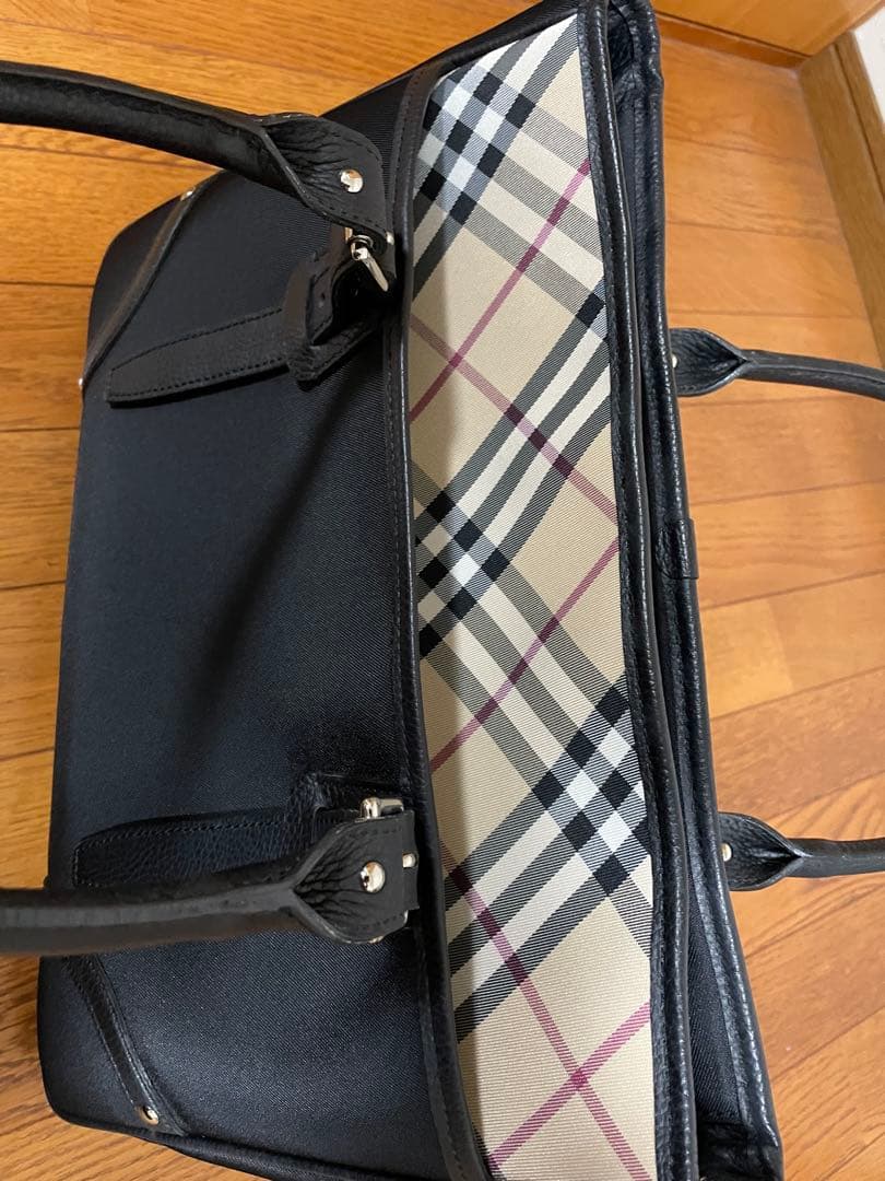 【化粧箱あり】 バーバリー ノバチェック トートバッグ ビジネスバッグ A4可