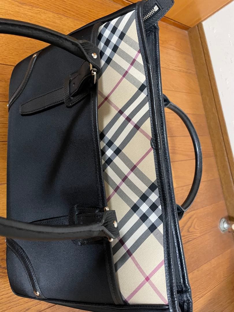 【化粧箱あり】 バーバリー ノバチェック トートバッグ ビジネスバッグ A4可