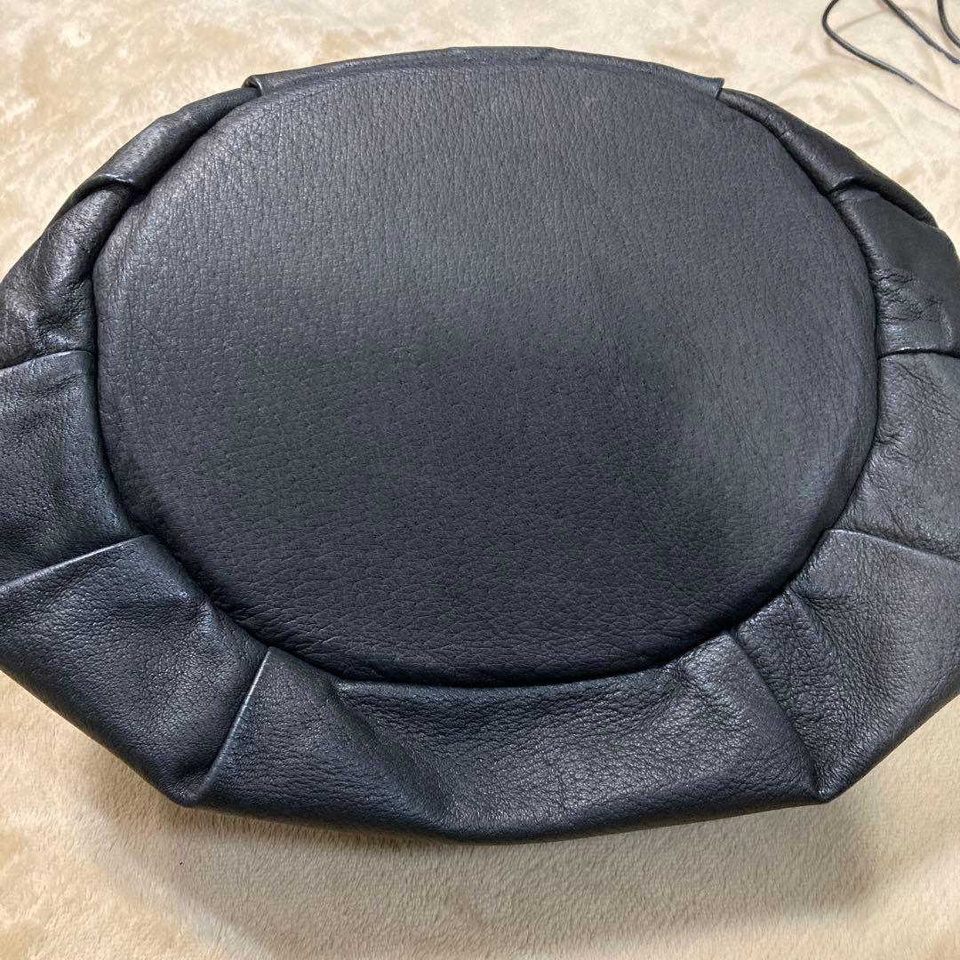 ドットレザー トートバッグ