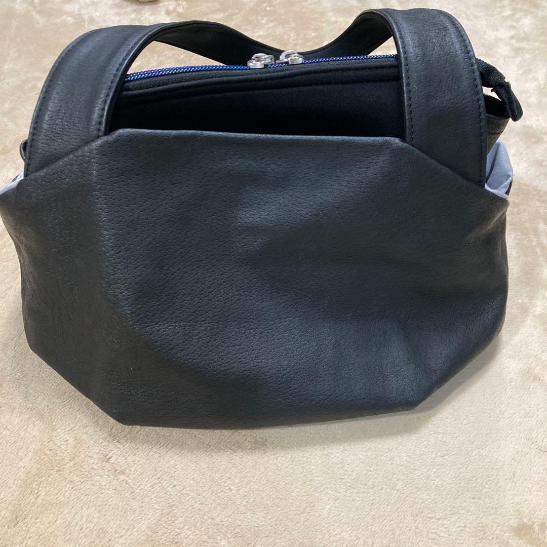 ドットレザー トートバッグ