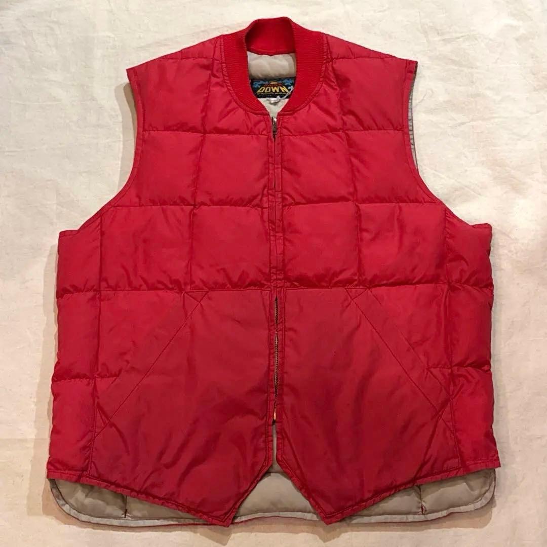 60s VINTAGE EDDIE BAUER ダウンベスト 日の出 40
