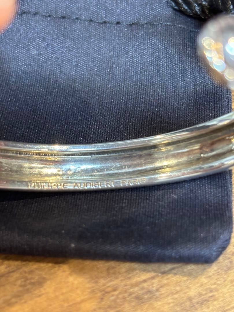 PHILIPPE AUDIBERT バングル ツイール シルバー