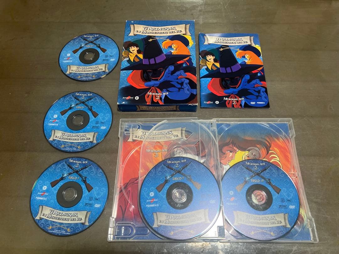 アニメ The Three Musketeers DVD Italian Edition