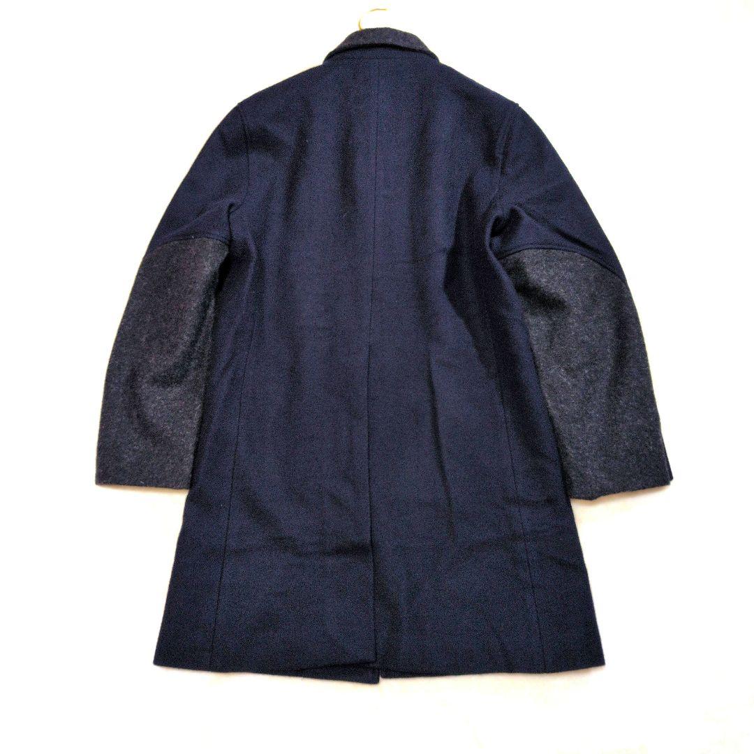 koe THOM BROWNE デザインチェスターコート 切替 ネイビー M